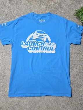 Subaru Rally Team USA Launch Control T-Shirt Blue Size M